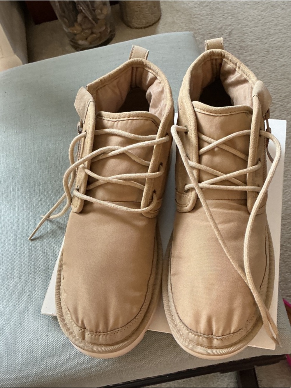 UGGTan Lace-Up Casual Boots